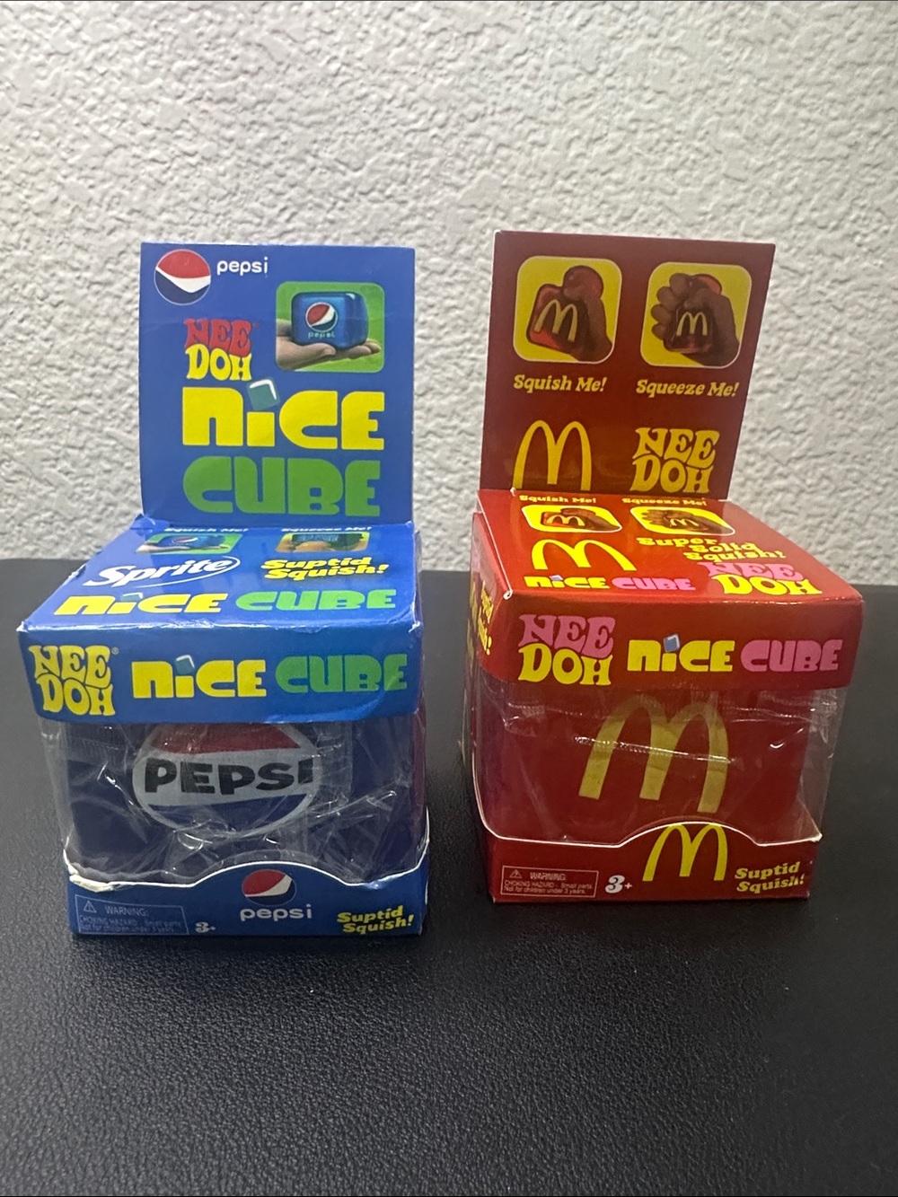 NeeDoh McDonald’s & Pepsi RARE Nice Cube Super Solid Squish - NWT Brand New